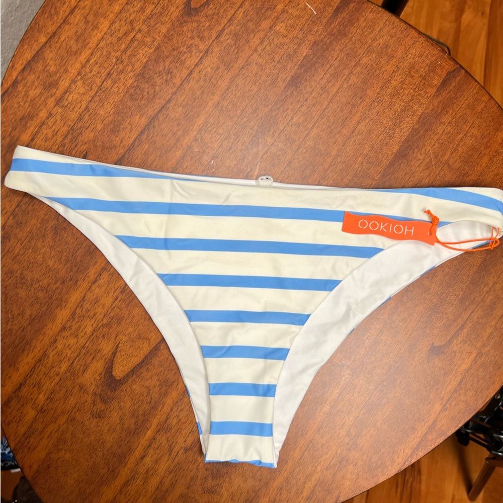 OOKIOH striped bikini bottom 🔥 NWT 🔥 XL